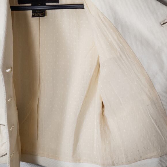 Louis Vuitton Women’s Designer Jacket Vintage Luxury Old Money Neutral US Size 2 - Picture 6 of 14